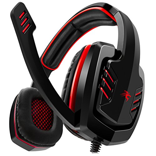 Sentey Gaming Headset Red Arrow Analog 3.5mm In-line Volume Control & Computer Headset with Microphone Gaming Headphones Headphone Pc, Mac or Laptop, Tablet, Mobile Phones / Headset Sentey Gaming Headset Red Arrow Analog 3.5mm In-line Volume Control & Computer Headset with Microphone Gaming Headphones Headphone Pc, Mac or Laptop, Tablet, Mobile Phones / Headset