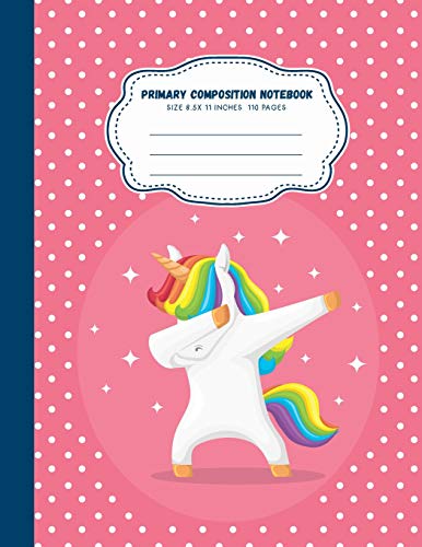 Primary Composition Notebook: Unicorn Gifts for Girls Kindergarte...