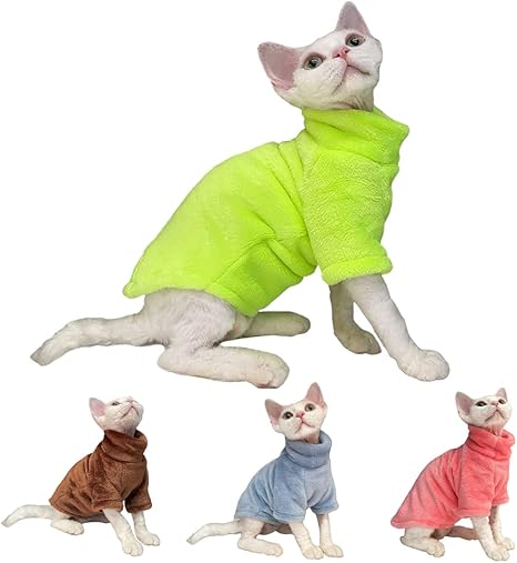 fleece cat sweater