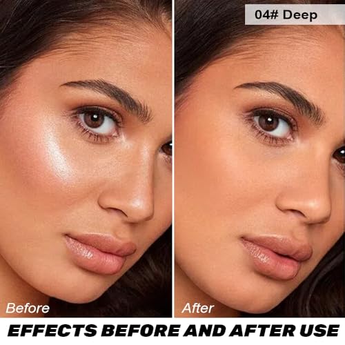 Image of FeiCuiYun Baked Balance Illuminating Foundation, Oil Control Matte Perfection Face Powder - Deep | Buildable Sheer to Light Coverage | Flawless Satin Finish