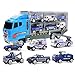 Atrumly 6-in-1 Transportwagen, Transportträger, LKW-Spielzeug, Spielzeugauto-Set mit Mini-Legierungsautos für Kinder, Jungen und Mädchen, bestes Geschenk, Spielen, Geburtstagsparty, Gastgeschenke