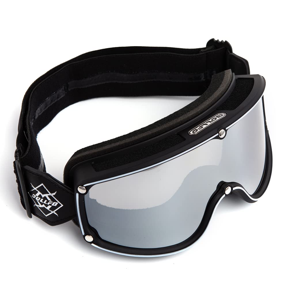 Motorradbrille Herren Damen Scooter Offroad Racing Schneemobil Modebrille Sanddicht Winddicht Schneefest Antibeschlag UV-beständig Wasserdicht Cool