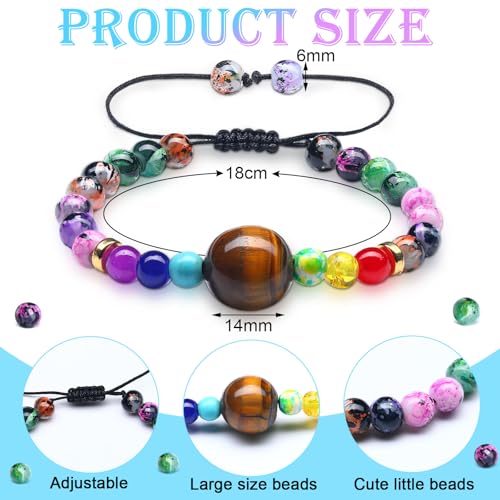Image of Sureio 6 Pcs Motion Sickness Bracelets Cruise Essentials Adjustable Anti Nausea Wristband for Adults Car Sea Air Sickness Relief