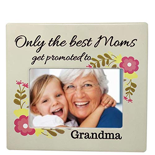 BANBERRY DESIGNS Grandmother Picture Frame - Only The Best Moms Get Promoted to Grandma - 4 X 6 Stan - //coolthings.us