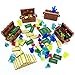 ZHX Treasure Accessories Set Building Blocks Bullion Money Gold Bar Jewelry Toy Parts Brick