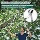 HYCHIKA Telescopic Garden Hedge Shears 99CM, Teleskop Astschere Amboss, Astscheren, Astschneider, Hochwertige Stahl-Klingen, Schneidet Ø50 mm max.Äste, für Frische und Verwelkte Zweige