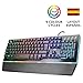 Produktbild Trust GXT 860 THURA Tastatur USB Spanisch Schwarz - Tastaturen (Standard, Verkabelt, USB, Mechanischer Switch, LED, Schwarz)