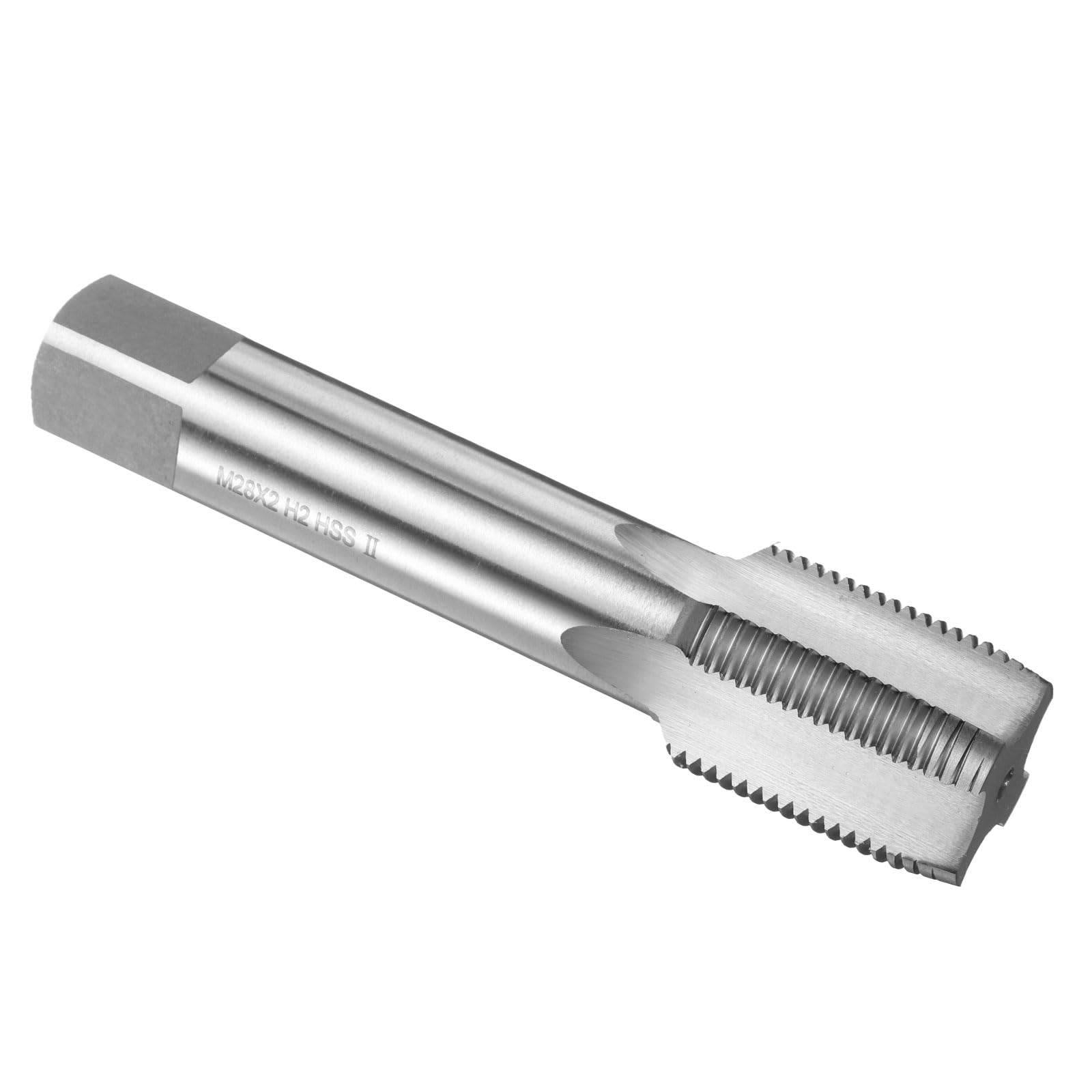 QUARKZMAN Maschio A Mano Filettatura M28 x 2 H2 Metrica Stile A Maschio Filettatore A Flauto Dritto Utensile Per Filettatura Acciaio Rapido HSS6542