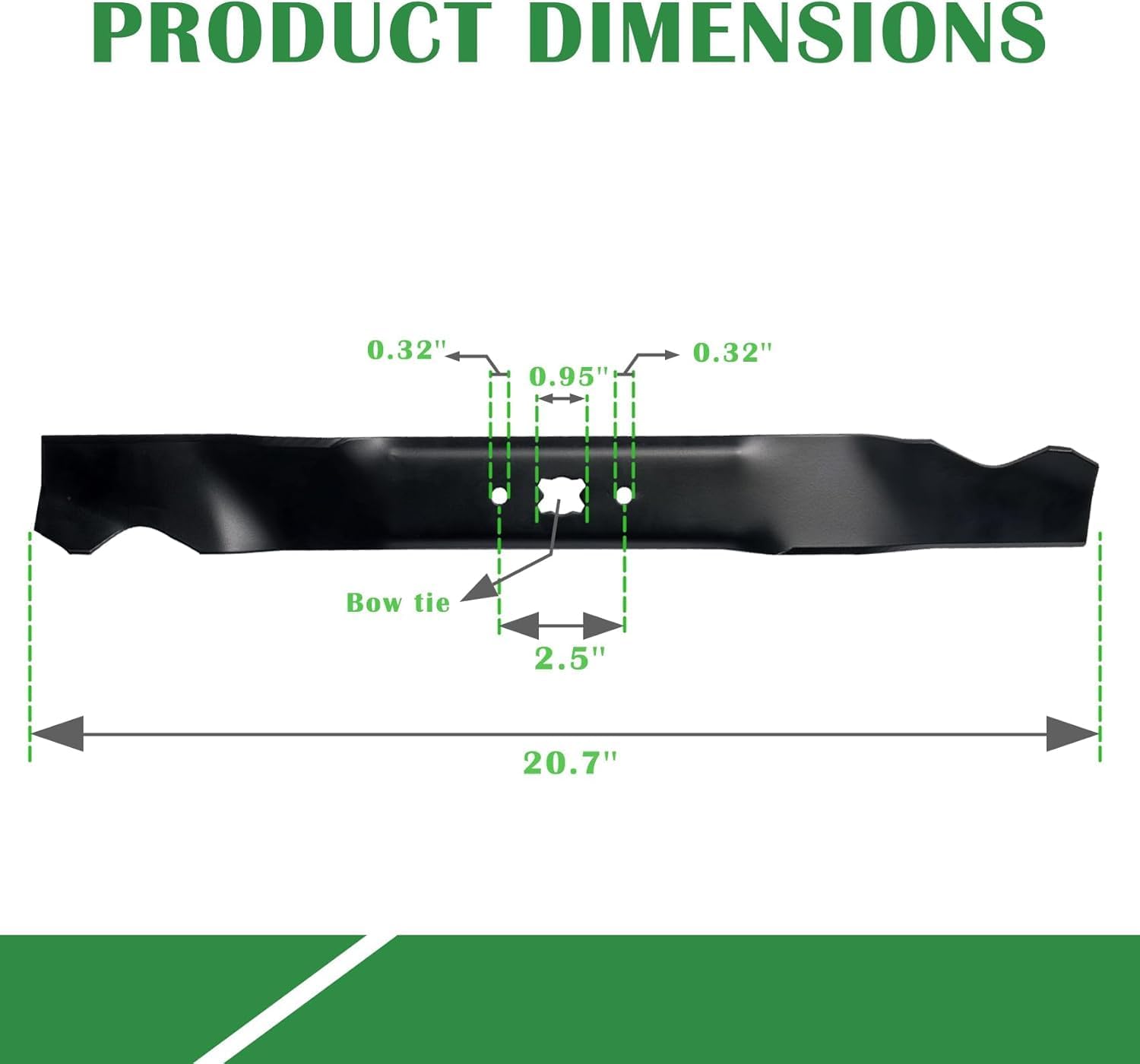 703371 Mower Blade 21" Compatible with Fit for Walk-Behind Push and Self-Propelled Mowers with a 21-inch Cutting Deck Replacement Mowing Blades fit for Snapper Mower 1696607 1696627 2691561 7800923