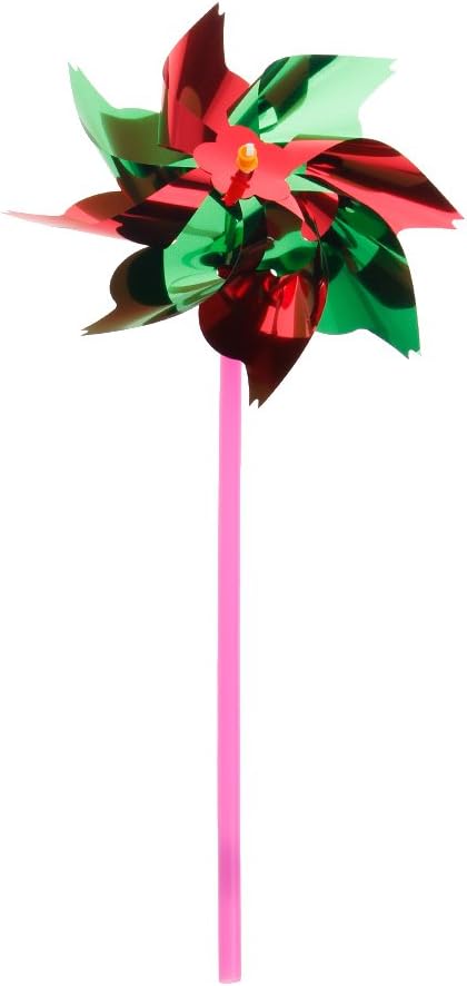 10pcs Windmill Pinwheel Wind Spinner Toy Garden Party Decor Rainbow Pinwheel