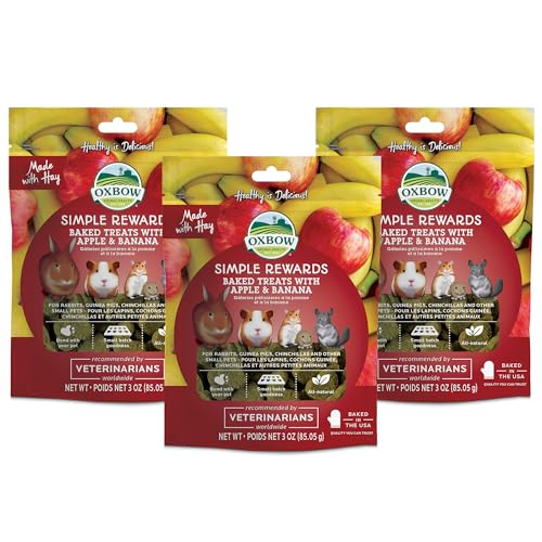 Oxbow Simple Rewards High-Fiber Timothy Hay Small Animal Treats for