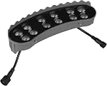 Gardencoin Lumières d'arbre d'anneau extérieur, 72W LED L'éclairage du paysage pour les arbres, 3000K Blanc chaud, basse tension IP65 Imperméable, 15.35" Diamètre intérieur, DC24V Le chauffeur inclus, 10080 Lumens, ensemble de 6