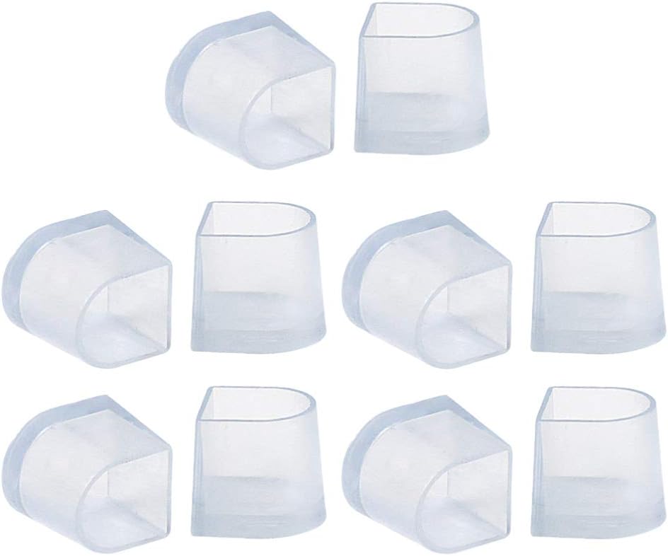 5 Pair High Heel Protectors Clear Heel Stoppers Protectors Replacement Tip Caps for Grass Wedding Women Shoes Size - Image 4