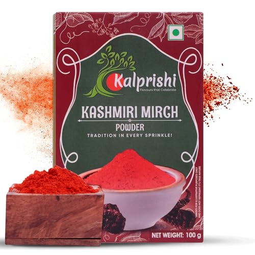 Image of Kalprishi Kashmiri Mirch Powder | Premium Red Chilli Powder | Rich Color Spice