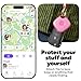 Life360 Tile - Bluetooth Tracker, Keys Finder and Item Locator for Keys, Bags and More. Phone Finder. Both iOS and Android Compatible. 1-Pack (Pink Punch)
