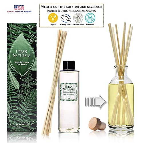 Urban Naturals Ambientador Repuesto Caña Coco Breeze 4 oz miniatura 6