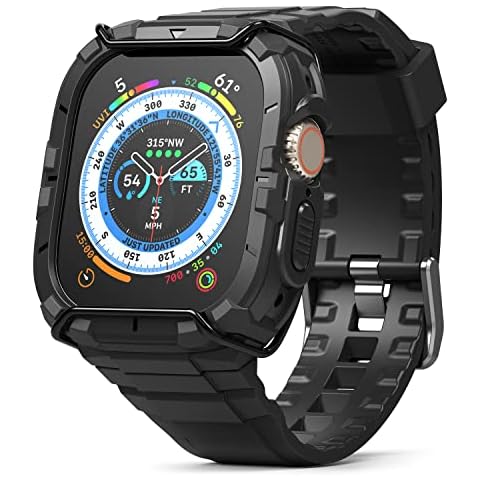 Correa Apple Watch Ultra Ringke Fusion-X Guard con Funda TPU Flexible Cover