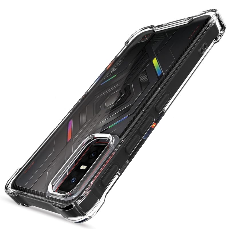 Image of Shockproof Clear Bumper Back Cover Case for Infinix GT 30 Pro 5G |360 Degree Soft Transparent Back Cover Case for Infinix GT 30 Pro 5G (Transparent)