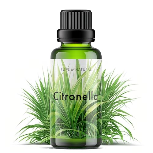 Image of Esslux Citronella Essential Oil - 100% Pure Natural Citronella Oil for Diffuser, Candle Making & Skin | Refreshing Aroma for Aromatherapy & Outdoor Protection - Perfect for DIY Projects - 60 ML