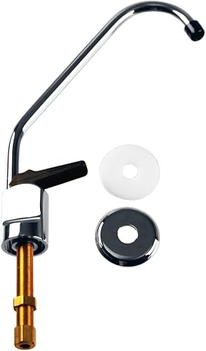 Miniatura 3 de Westbrass A2031-NL-26 Grifo dispensador de agua fría pura estilo Touch-Flo de 8 pulgadas, 1 paquete, cromo pulido