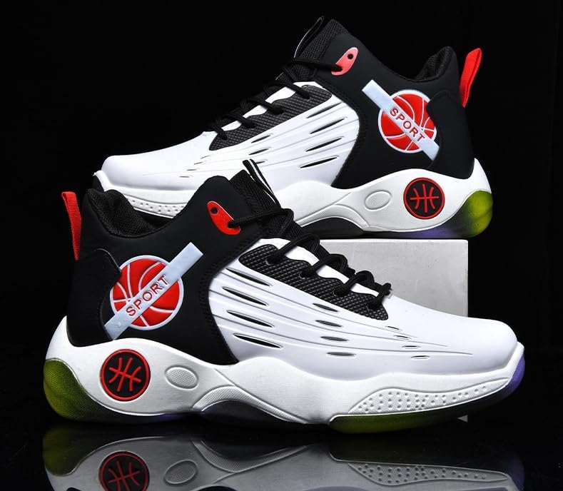 Zapatillas de Baloncesto Altas Hombre Joven Protección Tobillo | Zapatillas de Baloncesto Altas Hombre Joven Soporte TPU Amortiguación Sport