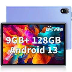 DOOGEE U10 Tablet 10 Pollici, 9GB RAM+128GB ROM/TF 1TB Android 13, Bluetooth 5.0, WiFi-6, 5060mAh, 1280*800, 5MP+8MP, Widevine L1, Luce Blu Bassa