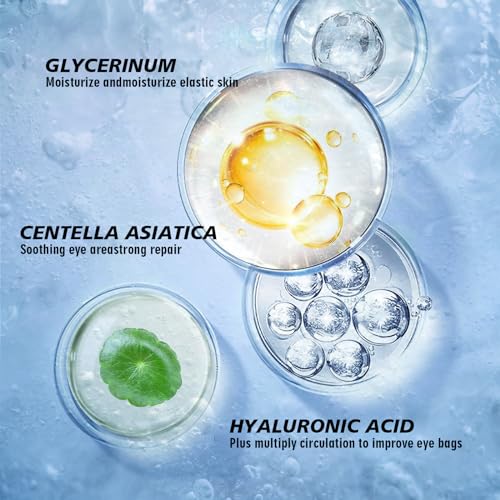 Anti Wrinkle Eye Cream,Eye Cream for Dark Circles and Puffy Eyes,Microcurrent Eye Vibrating Cream With Curved Design, High-Frequency Vibration Eye Cream For Lightening Fine Lines 20g - Image 4