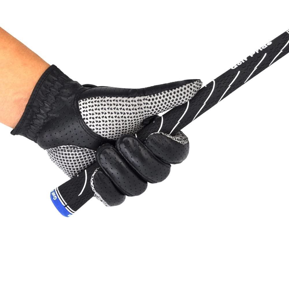 Golf 1 para męskich rękawic golfowych Soft Fit Oddychające sportowe dopasowanie lewe i prawe (rozmiar 26)