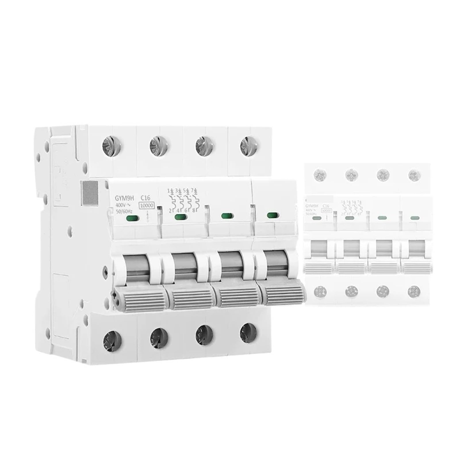 GYM9H 10KA MCB 4P 6A 10A 16A 20A 25A 32A 40A 50A 63A Circuit Breaker 220V C krzywa 1 szt. (32A)