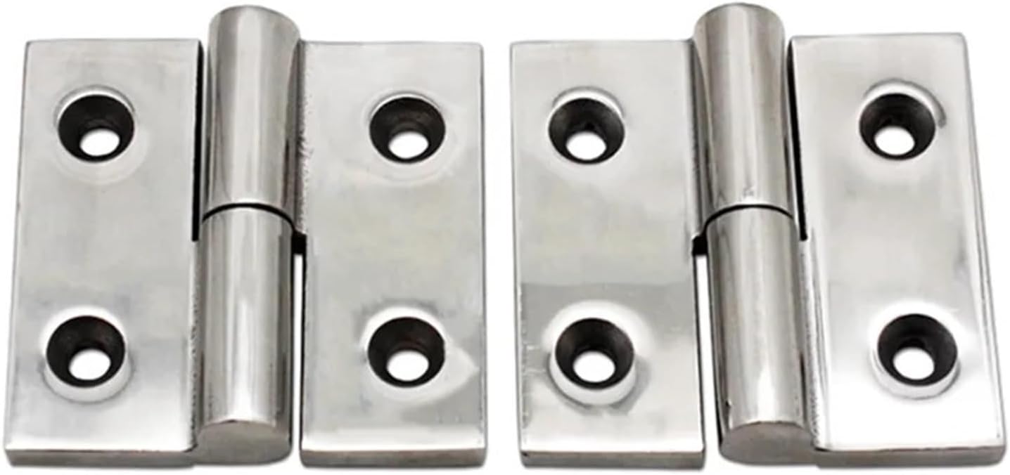 304 Stainless Steel Detachable Hinge 75x75 Detachable Heavy Mechanical Equipment Accessories Thickened Hinge Bearing High 1Pcs(HT064-2A,R)
