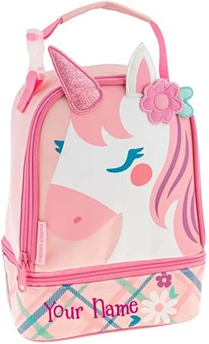 Miniatura 3 de Stephen Joseph Lonchera personalizada  Bolsa de almuerzo de unicornio  Lunch Pals  Suministros de regreso a clases  Bolsa aislada para niños  Nombre