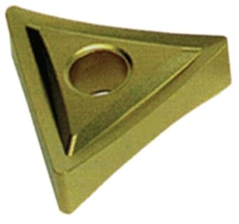 40996 Solid Carbide Turning Insert, CM14 Grade, Multilayer Coated, TNMG Style, TNMG 321, 1/8" Thick, 1/64" Radius Pack of 10