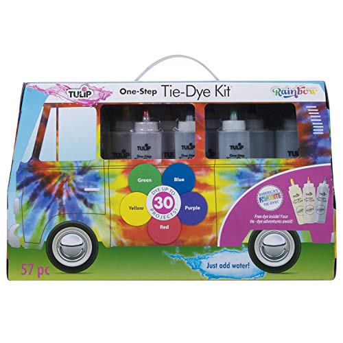 Tulip one-step tie-dye kit tulip one-step road trip bus kit rainb…