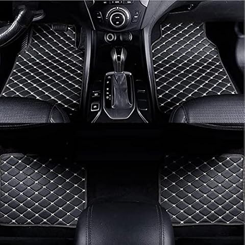 Custom Car Floor Mats Full Set Leather for BM-W 5 Series F10 F11 F07 2010 2011 2012 2013(RHD), Front Rear Row Floor Liners All Weather Floor Pads Cover Carpet Protection Auto Accessories Cover