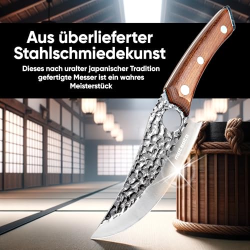 Matsato Küchenmesser Scharf, Klingenlänge 15 cm Profi, Original Kochmesser für Küche, Profi Messer aus Japanischem Stahl, Knife Perfekt zum Schneiden und Zerkleinern