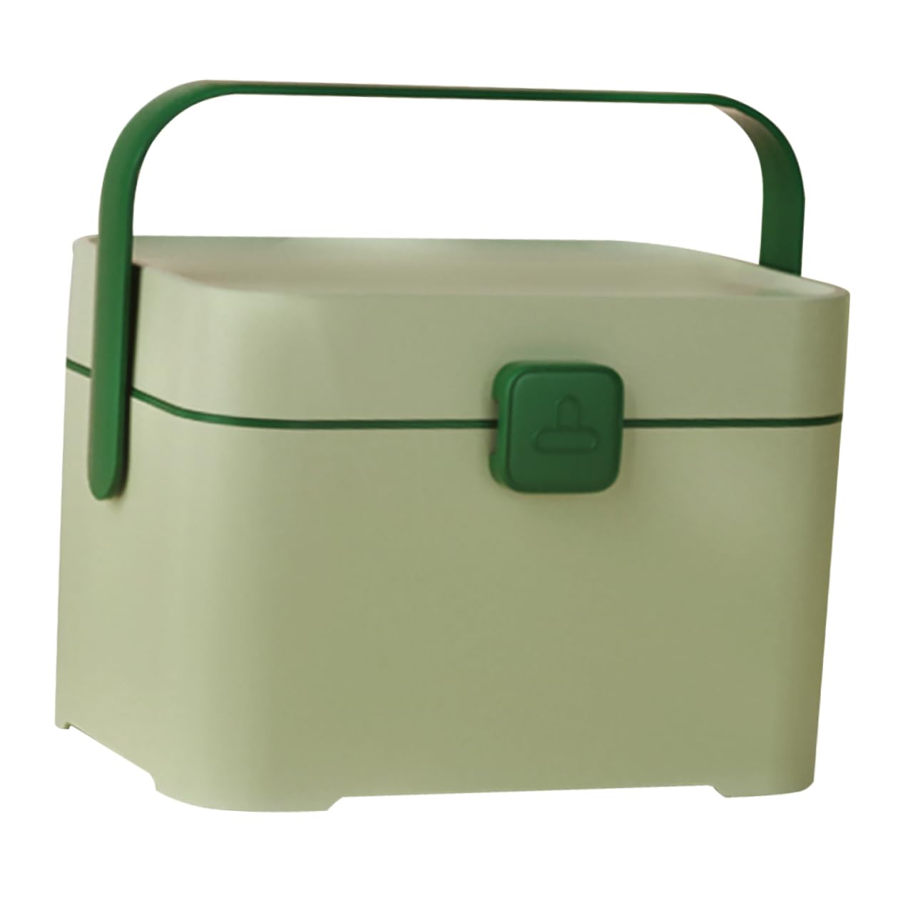 Boîte de rangement de bureau pour pharmacie maison et design vert