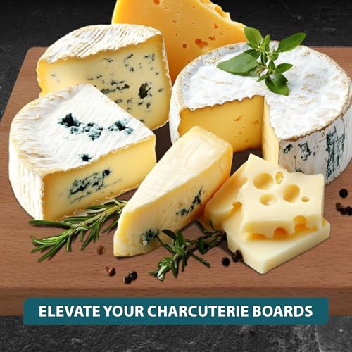 Tabla de cortar para queso SlidingSusan de madera y acero negro miniatura 6
