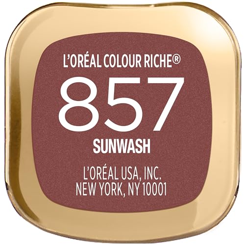 Image of L'Oreal Paris Colour Riche Original Creamy, Hydrating Satin Lipstick with Argan Oil and Vitamin E, Sunwash , 1 Count