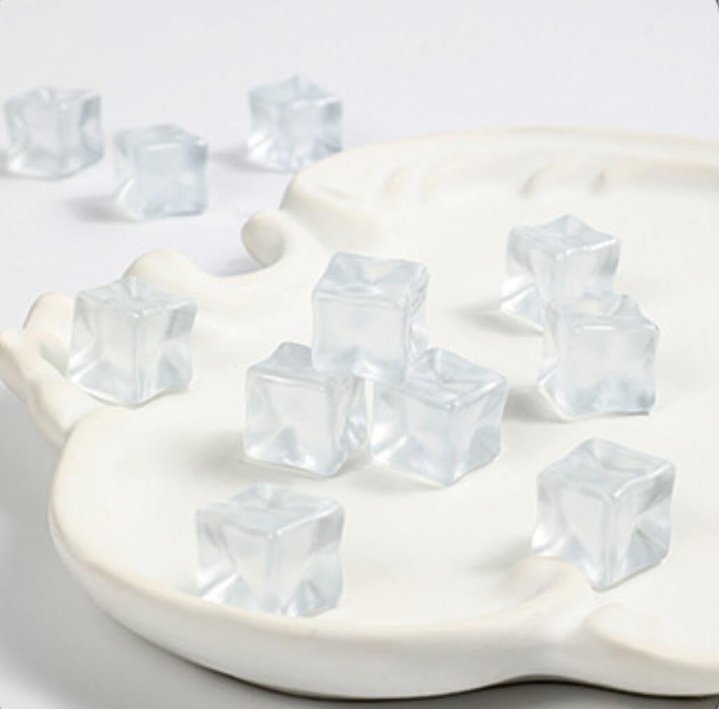 BeLongsYou Luminous Stone Garden Pebbles Rocks Glow in The Dark Indoor Outdoor Decor for Walkways Driveway Yard Grass Fish Tank 18x18mm,Light Blue,190pcs