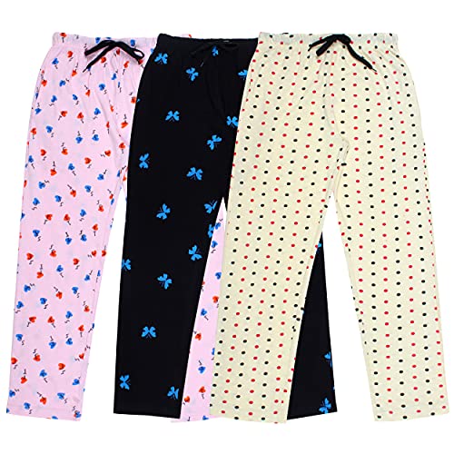 DIAZ Cotton Trending Printed Track Pant/Lower/Pyjama for Boys & Girls Pack of 3