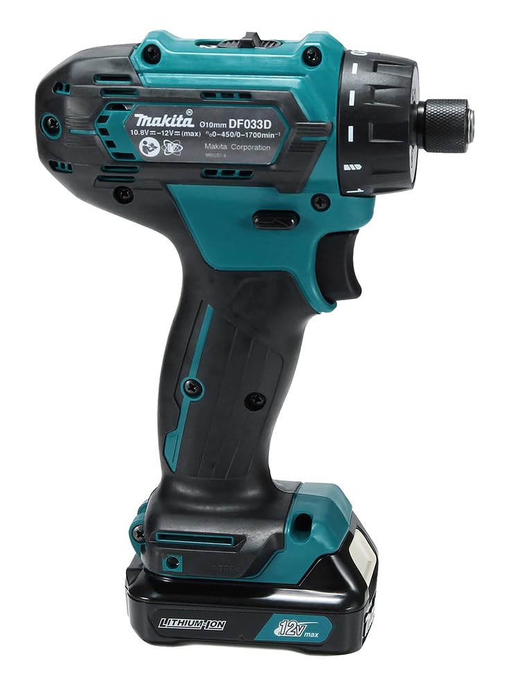 MAKITA DF033DSAE - Taladro atornillador 12v cxt 2.0ah 1/4"