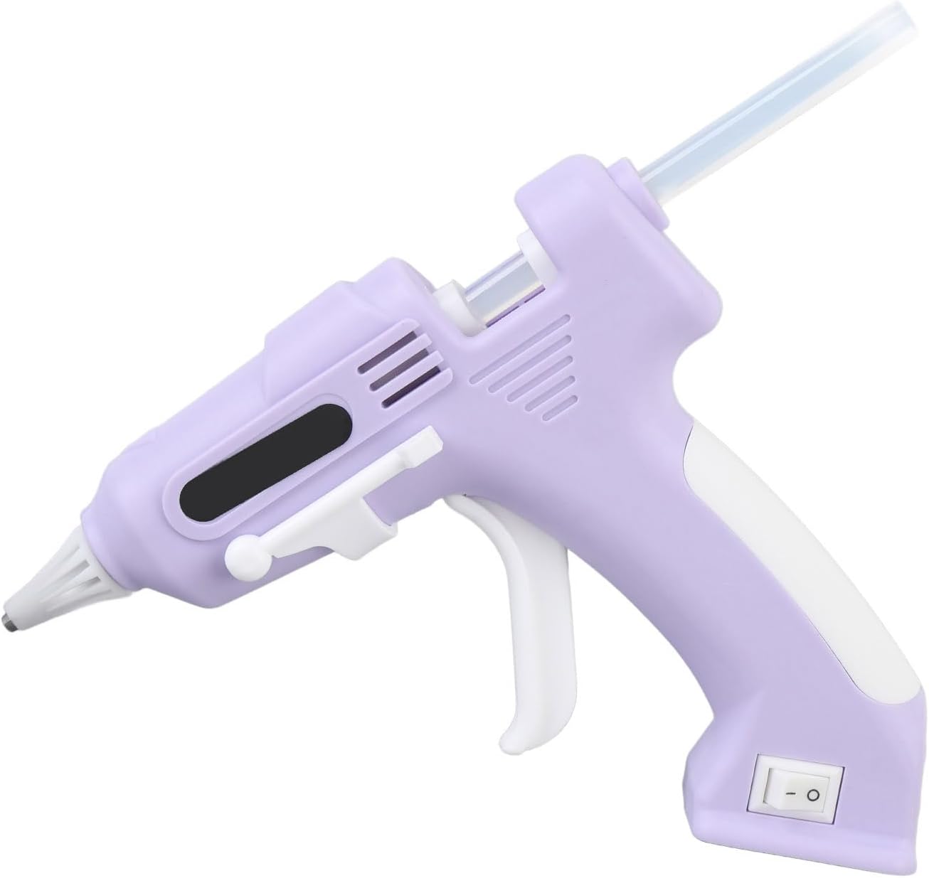 Cordless Hot Glue Gun Kit, High Temperature Mini Electric Hot Glue Kit with 10Pcs 7mm High Adhesion Sticks, Hot Melt Glue Tool for Home Repair, Arts & Crafts (Violet)