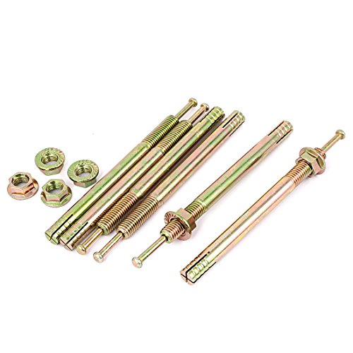 Aexit Core High-Strength Anchors Bolts Strike Hammer Nails Gecko Expansion Screws Expansion Anchors M10x120mm 6pcs