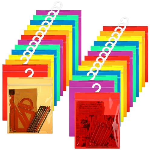 Sunnymove 24 Pcs Classroom Headphone Storage Organizer 10 x 12.5 Inch by Sunnymove - Used condition - US$18.74