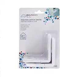 Trava para Canto de Gavetas 2 Unidades Multikids Baby - BB257