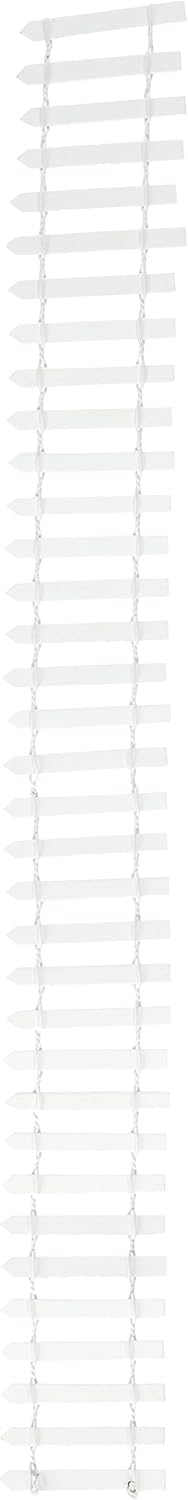 Darice 9148-66 Picket Fence, 18 by 2-Inch, White