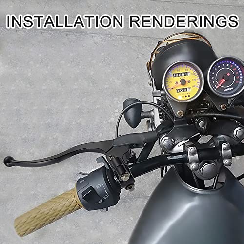 GOOFIT Lenker Bremshebel Ersatz für 150cc 200cc 250cc ATV Scooter Moped Dirtbike Schwarz