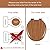 Round Toilet Seat Molded Wood Toilet Seat with Quietly Close and Quick Release Hinges, Easy to Install also Easy to Clean by Angol Shiold (Round, Natural)
