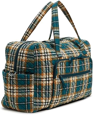 Vera Bradley 여성용 면 위켄더 여행 가방, 과수원 격자 무늬 — 사진 2