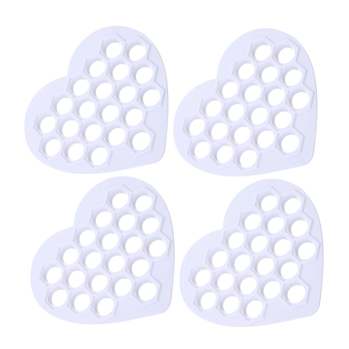 OFFSCH 4pcs Dumpling Press Italian Multi-hole Dumpling Moulds for Household Use